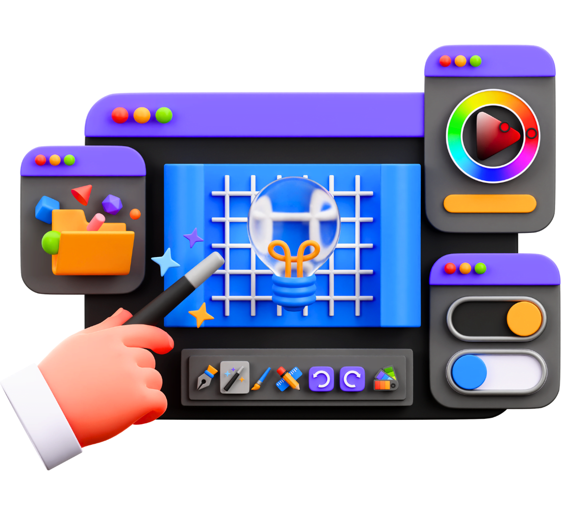 hero graphic design