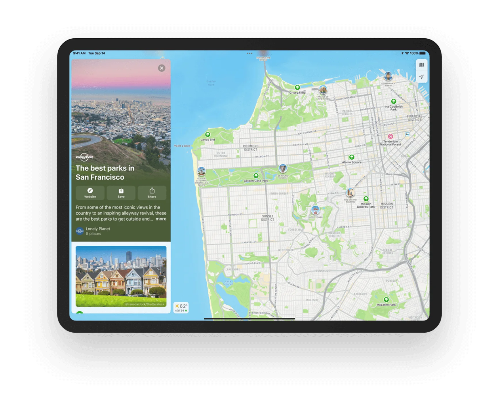 ipad floating