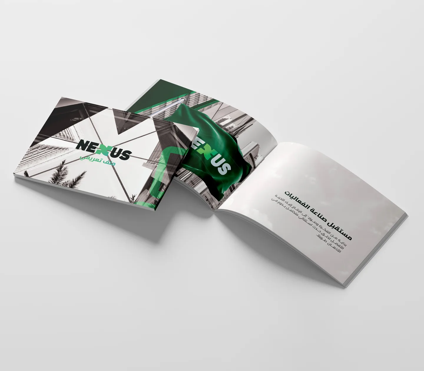 Nexus company profile cover and spread