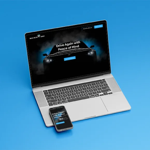 Best Auto Body website design