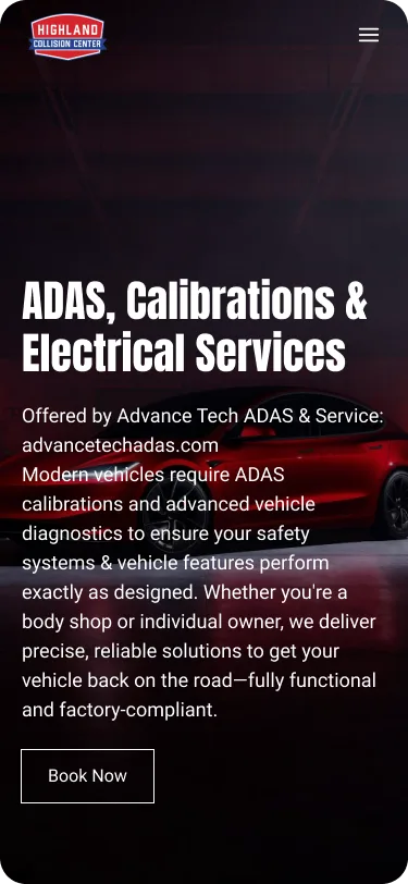 Highland Collision Center ADAS • Mobile