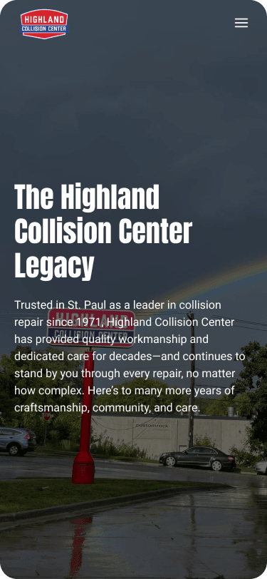 Highland Collision Center Our Story • Mobile