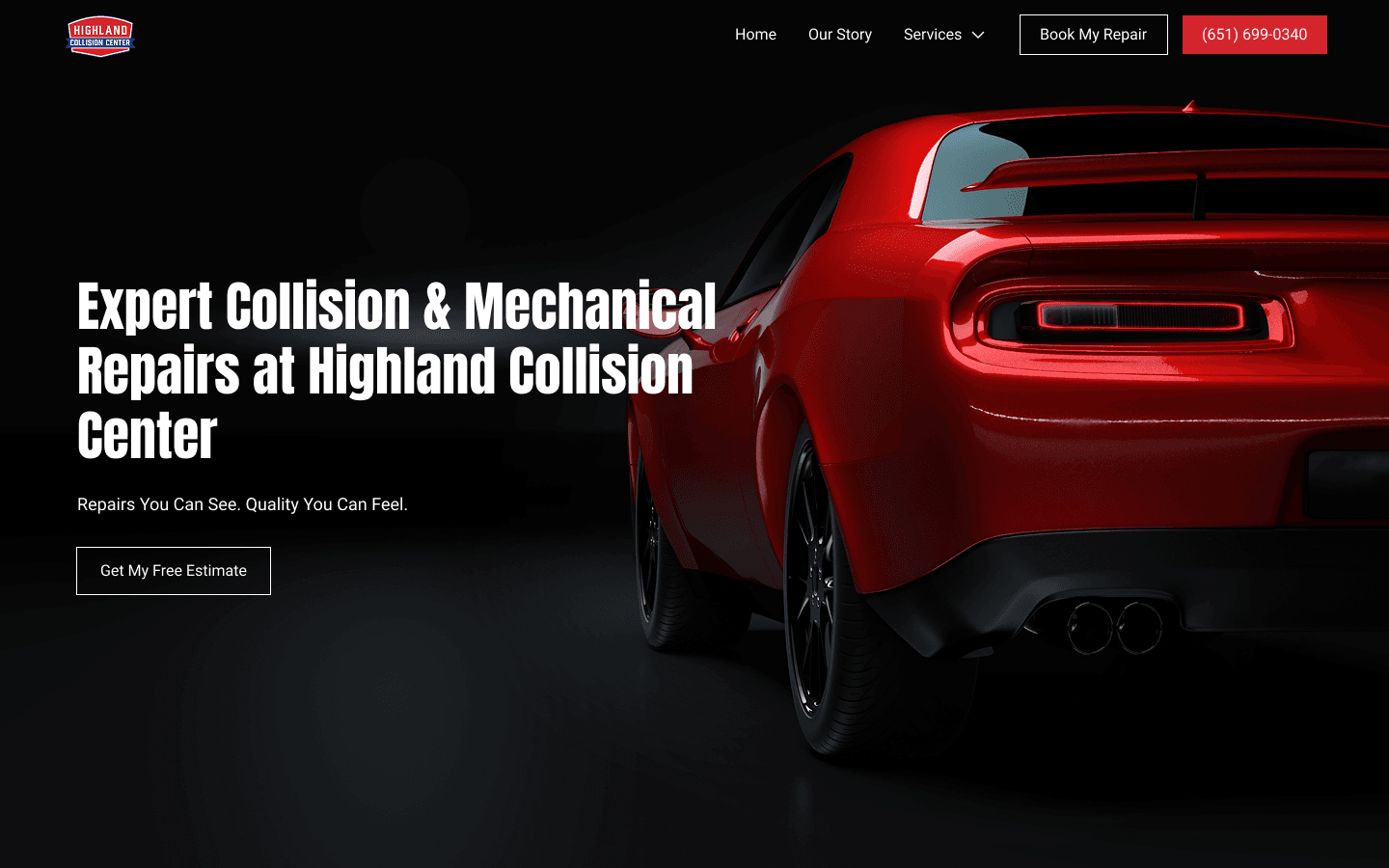 Highland Collision Center Prototype