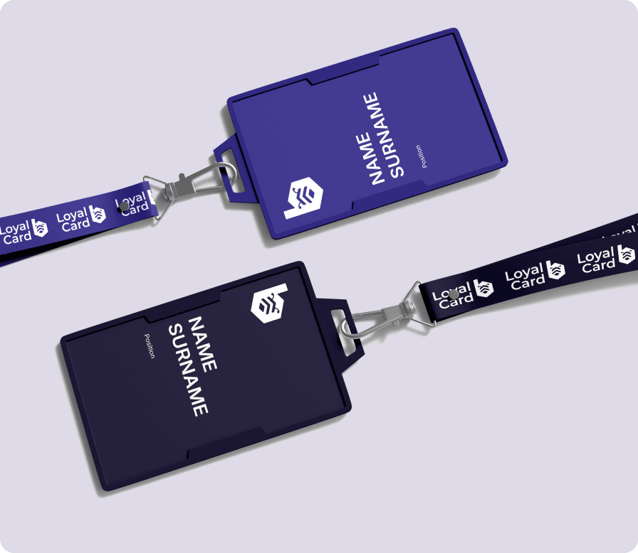 LoyalBCard visitor card carousel item
