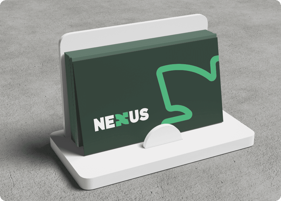 Nexus business card carousel item
