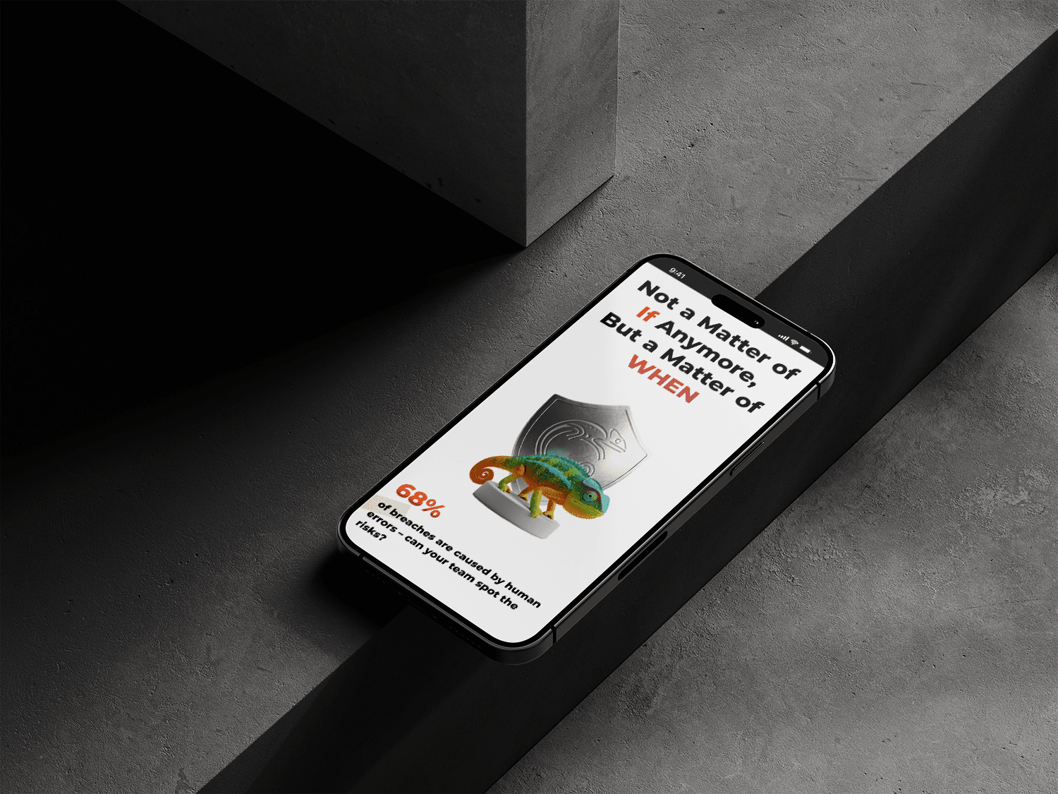 cybertivity cybersecurity stats mobile mockup