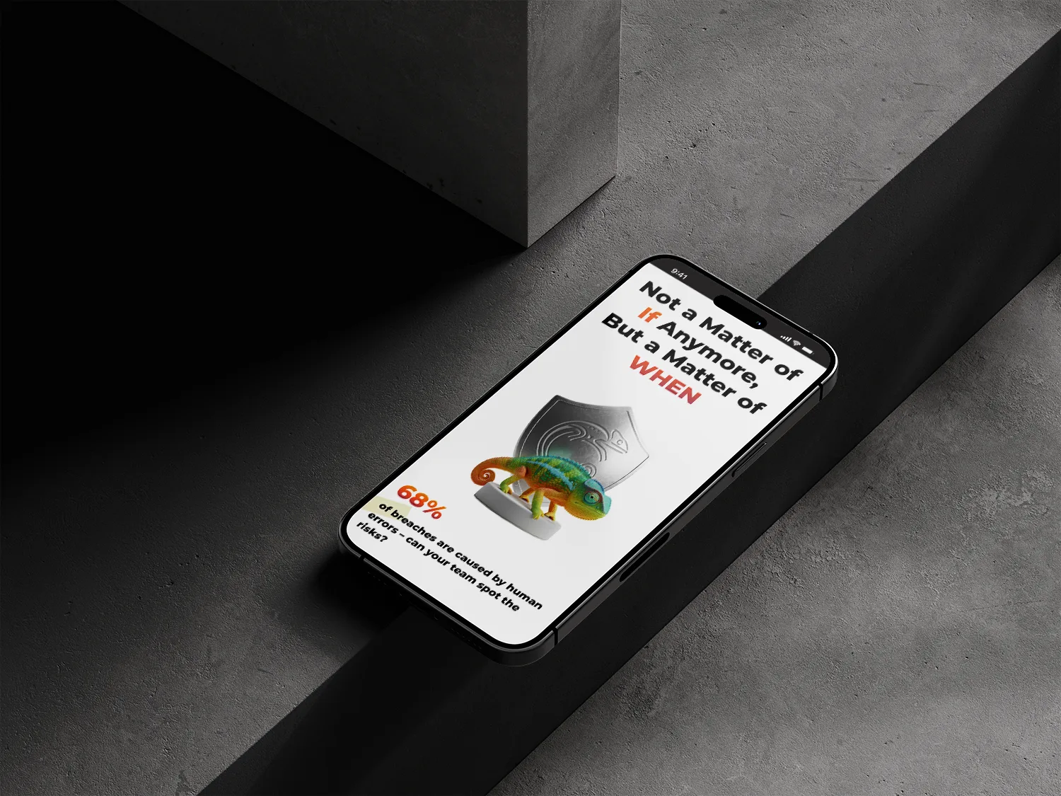 cybertivity cybersecurity stats mobile mockup