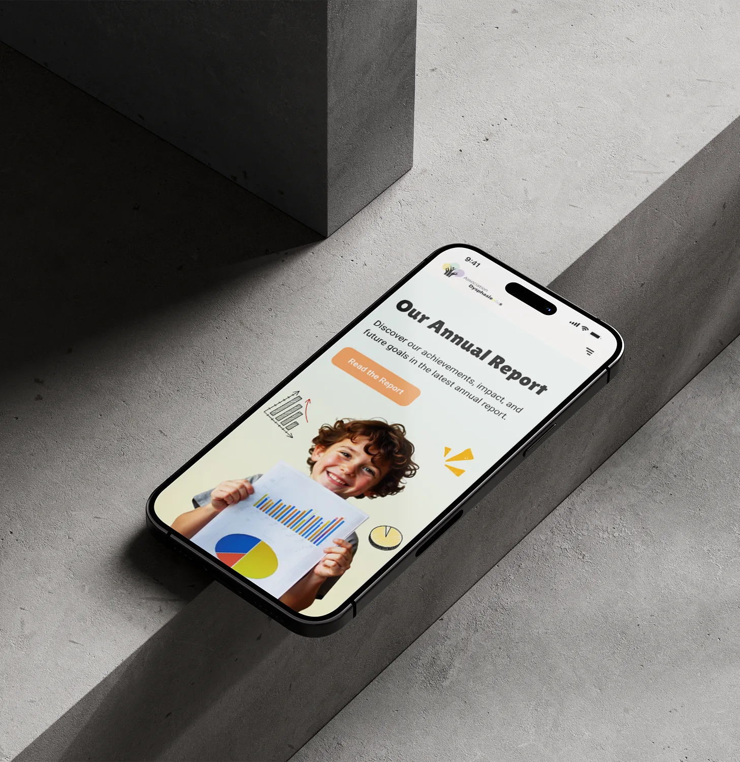 dysphasie plus annual report mobile mockup e1786569549613
