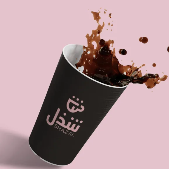 Shazal cup packaging design