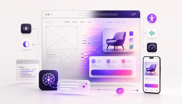UX/UI design transformation from a wireframe to a conversion-focused responsive interface